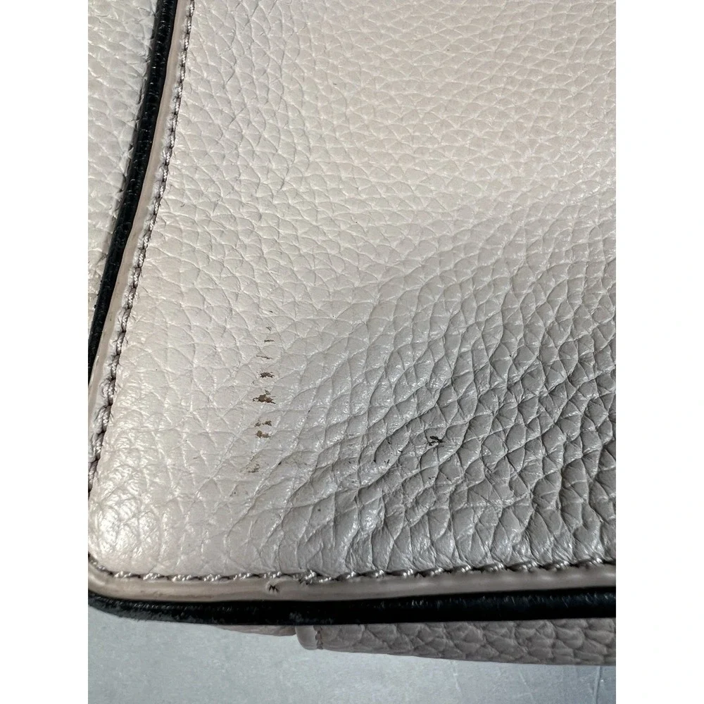 Kate Spade Kalen WKRU4074 Beige Pebbled Leather Satchel With Tassel Detail - Picture 5 of 11